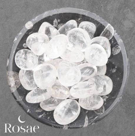 Pierre Roulée Cristal de Roche 30 à 40 mm, Pierre de Pureté et d'Énergie, Lithothérapie et Amplification des Énergies