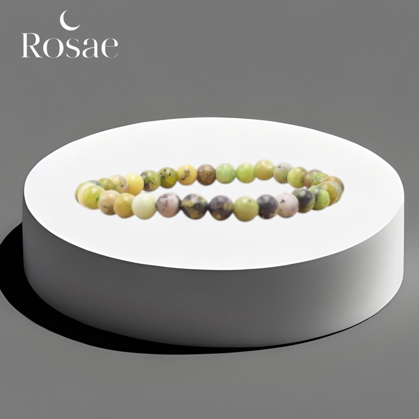 Bracelet Chrysoprase Citron 6 mm – Vitalité, Énergie Positive & Pierre Naturelle