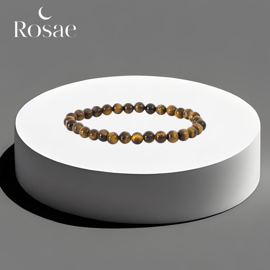 Bracelet Œil de Tigre 6 mm – Protection, Énergie Positive & Pierre Naturelle